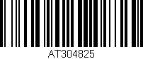 Código de barras (EAN, GTIN, SKU, ISBN): 'AT304825'