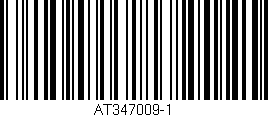 Código de barras (EAN, GTIN, SKU, ISBN): 'AT347009-1'