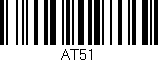 Código de barras (EAN, GTIN, SKU, ISBN): 'AT51'