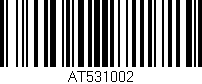 Código de barras (EAN, GTIN, SKU, ISBN): 'AT531002'
