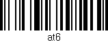 Código de barras (EAN, GTIN, SKU, ISBN): 'AT6'