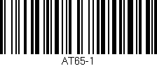 Código de barras (EAN, GTIN, SKU, ISBN): 'AT65-1'