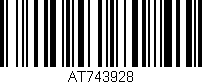 Código de barras (EAN, GTIN, SKU, ISBN): 'AT743928'