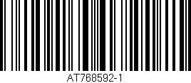 Código de barras (EAN, GTIN, SKU, ISBN): 'AT768592-1'