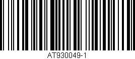 Código de barras (EAN, GTIN, SKU, ISBN): 'AT930049-1'