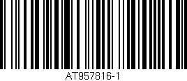 Código de barras (EAN, GTIN, SKU, ISBN): 'AT957816-1'