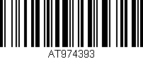 Código de barras (EAN, GTIN, SKU, ISBN): 'AT974393'