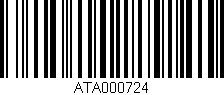 Código de barras (EAN, GTIN, SKU, ISBN): 'ATA000724'