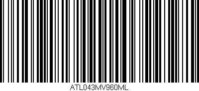Código de barras (EAN, GTIN, SKU, ISBN): 'ATL043MV960ML'