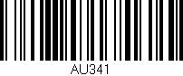 Código de barras (EAN, GTIN, SKU, ISBN): 'AU341'