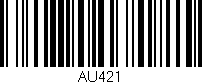 Código de barras (EAN, GTIN, SKU, ISBN): 'AU421'