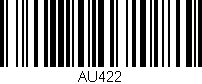 Código de barras (EAN, GTIN, SKU, ISBN): 'AU422'