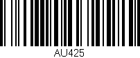 Código de barras (EAN, GTIN, SKU, ISBN): 'AU425'