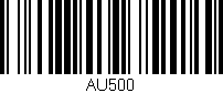 Código de barras (EAN, GTIN, SKU, ISBN): 'AU500'
