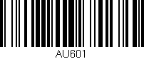 Código de barras (EAN, GTIN, SKU, ISBN): 'AU601'