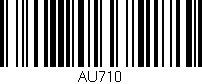 Código de barras (EAN, GTIN, SKU, ISBN): 'AU710'