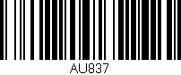 Código de barras (EAN, GTIN, SKU, ISBN): 'AU837'