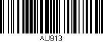 Código de barras (EAN, GTIN, SKU, ISBN): 'AU913'
