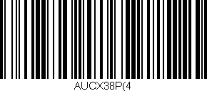 Código de barras (EAN, GTIN, SKU, ISBN): 'AUCX38P(4'