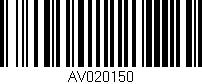 Código de barras (EAN, GTIN, SKU, ISBN): 'AV020150'