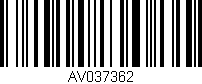 Código de barras (EAN, GTIN, SKU, ISBN): 'AV037362'