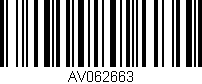 Código de barras (EAN, GTIN, SKU, ISBN): 'AV062663'