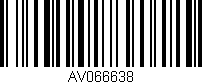 Código de barras (EAN, GTIN, SKU, ISBN): 'AV066638'