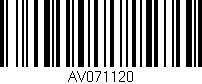 Código de barras (EAN, GTIN, SKU, ISBN): 'AV071120'