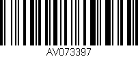 Código de barras (EAN, GTIN, SKU, ISBN): 'AV073397'