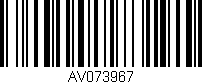 Código de barras (EAN, GTIN, SKU, ISBN): 'AV073967'