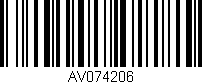 Código de barras (EAN, GTIN, SKU, ISBN): 'AV074206'