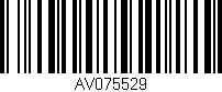 Código de barras (EAN, GTIN, SKU, ISBN): 'AV075529'