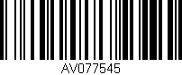 Código de barras (EAN, GTIN, SKU, ISBN): 'AV077545'