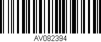 Código de barras (EAN, GTIN, SKU, ISBN): 'AV082394'