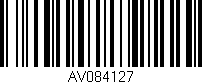 Código de barras (EAN, GTIN, SKU, ISBN): 'AV084127'