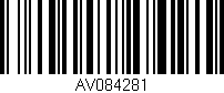 Código de barras (EAN, GTIN, SKU, ISBN): 'AV084281'