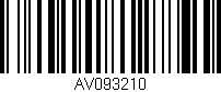 Código de barras (EAN, GTIN, SKU, ISBN): 'AV093210'
