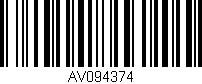 Código de barras (EAN, GTIN, SKU, ISBN): 'AV094374'