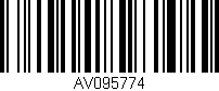 Código de barras (EAN, GTIN, SKU, ISBN): 'AV095774'