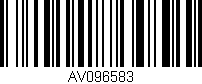 Código de barras (EAN, GTIN, SKU, ISBN): 'AV096583'