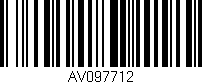 Código de barras (EAN, GTIN, SKU, ISBN): 'AV097712'
