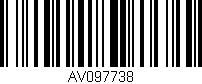 Código de barras (EAN, GTIN, SKU, ISBN): 'AV097738'