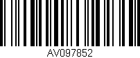 Código de barras (EAN, GTIN, SKU, ISBN): 'AV097852'