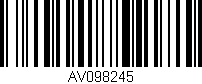 Código de barras (EAN, GTIN, SKU, ISBN): 'AV098245'
