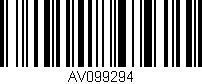 Código de barras (EAN, GTIN, SKU, ISBN): 'AV099294'