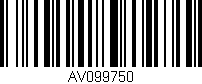 Código de barras (EAN, GTIN, SKU, ISBN): 'AV099750'