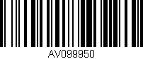 Código de barras (EAN, GTIN, SKU, ISBN): 'AV099950'