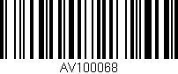 Código de barras (EAN, GTIN, SKU, ISBN): 'AV100068'