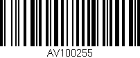 Código de barras (EAN, GTIN, SKU, ISBN): 'AV100255'