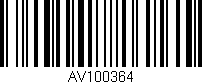 Código de barras (EAN, GTIN, SKU, ISBN): 'AV100364'
